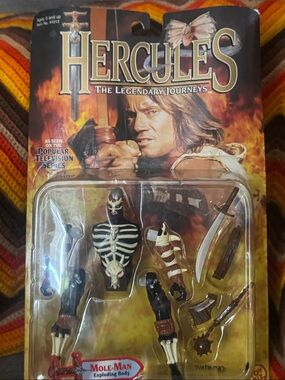 Vintage 1996 Toy Biz Hercules The Legendary Journeys MOLE-MAN Action Figure MOC